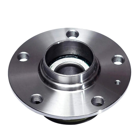 Front view of rear wheel hub and bearing assembly for FWD rides with 30mm bearing OE quality ISO TS certified.