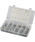 250 Piece Spring Retaining Hair Pins Kit With Cotter Pins And Stainless Hairpin Clips For Auto Repair And Maintenance, assorted case
