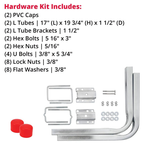 40 Inch Trailer Guide Pole Kit With Mounting Hardware For Boats Kayaks Canoes And Fishing Vessels No Fuss Visual Guide for trailers