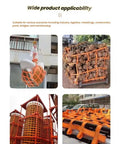 Heavy Duty Cargo Lifting Net 2 Ton Polyester Hoisting Sling for Construction Rigging 300x300 cm, orange safety net in use
