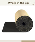 Roll of soundproof foam for doors, No Hassle Door Noise Blocker And Soundproof Foam, Slick Wall Armor With Solid Grip Tape.