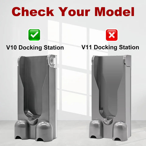 Wall Mounted Vacuum Docking Station For Dyson V10 Cordless Vacuum Accessories Holder Must Have Space Saver Bracket 96904201 Not For V11 Easy Mount comparison image
