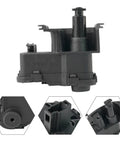 Slick Black Car Servo Motor Straight Up Dependable Bolt On Upgrade For 2013 2017 Fits 7P0810773D 7P0810773F, detailed views.