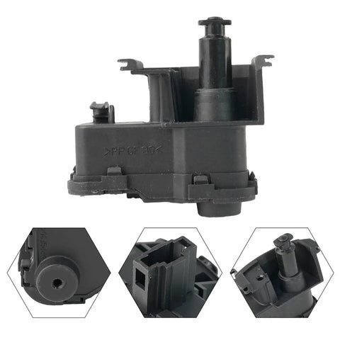 Slick Black Car Servo Motor Straight Up Dependable Bolt On Upgrade For 2013 2017 Fits 7P0810773D 7P0810773F, detailed views.