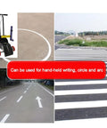 Image of Heck Of A Multifunction Line Marking Machine That Renders Crisp Roads And Parking Lots With Zero Sweat Precision used for marking lines.
