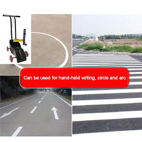 Image of Heck Of A Multifunction Line Marking Machine That Renders Crisp Roads And Parking Lots With Zero Sweat Precision used for marking lines.