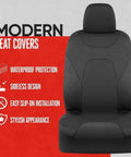 Waterproof Neoprene Front Seat Covers For Cars, Trucks, And SUVs With AquaShield Tech, Spillproof, Stain-Resistant