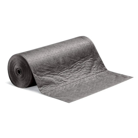 Heavy Duty Absorbent Mat Roll, 30 Inch Wide by 150 Foot Long, Lightweight Yet Durable Spill Cleanup Mat That Holds Up To 20.1 Gallons Per Roll, Multi Layer Thermally Bonded Polypropylene, MAT137
