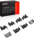 A-Premium Rear Disc Brake Hardware Kit Fits Toyota Tundra Sequoia Lexus Lx570 With Premium Steel Components Ensures Smooth Stops And Peak Performance For Your Ride, 8 clips