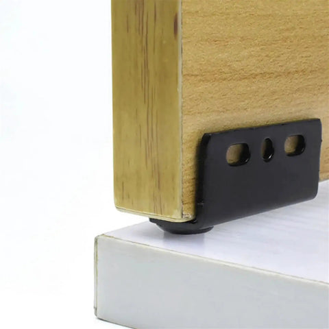 Heavy Duty Pivot Hinges 2pcs Super Strong Shaft Door Bushing For Reliable And Safer Home Improvement Hardware close-up of steel hinge on wooden door.