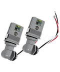 Two Pack Outdoor Dusk To Dawn Photocell Sensor Switch For 120V AC Lighting Auto On At Low Light Off At Bright 1000W Max