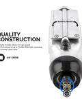 3/8 Inch Drive Butterfly Impact Wrench, 75 Foot Pound Torque, 10,000 RPM Pneumatic Air Wrench For Automotive Work display