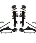 Mazda 3 2010 2013 Suspension Complete Shock Absorber Strut And Spring Kit Front Left And Right Lower Bushing Bolt In For 3 Sport Models EV800024 B32T 34 900D