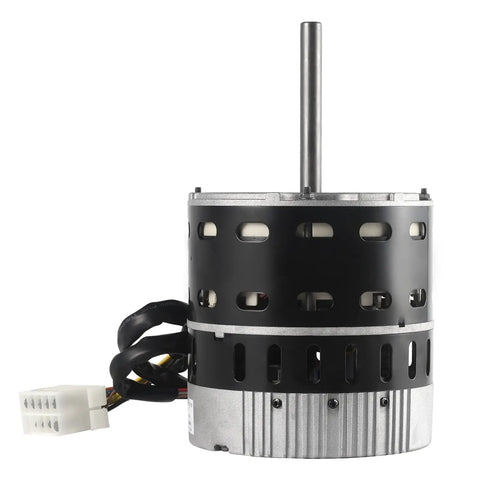 Heavy Duty 1/2 Hp X13 Ecm Furnace Blower Motor Replaces 6205e At 1050 Rpm with sleek black and silver design and wiring harness.