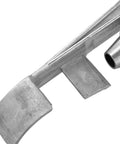 Close-up of aluminum alloy heavy duty sprayer head, part of 2 Inch Irrigation Sprinkler With 360 Degree Spray Coverage For Big Lawns And Crops.