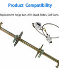 32 Inch Rear Axle Kit With Brake Assembly And Sprocket Hub Replacement For Go Karts ATVs Quad Bikes And Drift Trikes shown