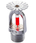 Heavy Duty Copper Pendent Fire Sprinkler Head For Quick Response Water Spray Kit with snug half inch thread and rust resistant shell.