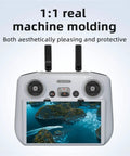 Silicone Case Cover For DJI RC 2 Remote Controller, showing protective silicone grip with screen visible, 1:1 molding