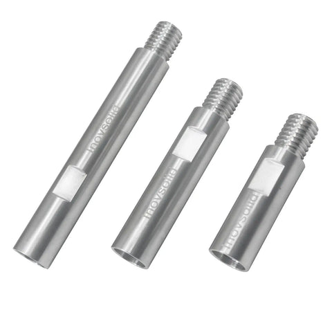 Gimme More Reach And Crush DIY Tasks Fast With This Badass Three Piece 5/8 11 Thread Angle Grinder Shaft Extension Linkage Bar; heavy duty aluminum alloy.
