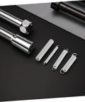 Top Quality Stainless Steel Spring Assortment Kit With 200 Pieces For DIY Home Repairs Mechanical Projects Featuring Reliable Compression And Tension Springs That Rock Smooth Elasticity And Durable Performance, stainless steel springs on black background