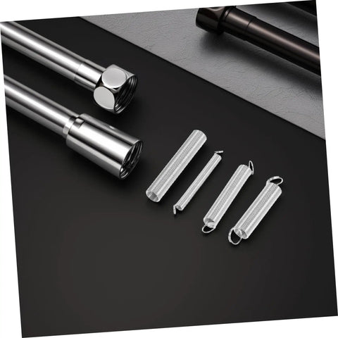 Top Quality Stainless Steel Spring Assortment Kit With 200 Pieces For DIY Home Repairs Mechanical Projects Featuring Reliable Compression And Tension Springs That Rock Smooth Elasticity And Durable Performance, stainless steel springs on black background