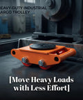 6000 Kg Capacity Industrial Moving Skates Four Pack Beefy Heavy Duty Machinery Dollies With 360 Degree Swivel Wheels