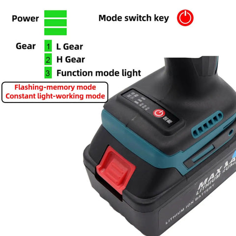 Kick Butt With This Automatic Cordless Rivet Gun Featuring 2X4000mah Batteries And A Super Portable Design For Professional Fastener Work On Steel Aluminum And Stainless Steel Hardware Kits battery pack with power and mode indicators