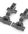 Soft Close Cabinet Hinges By Chibery 50 Pack Full Overlay Easy Install Three Quarter Inch Clip On Plate 105 Degree Black Frameless European Concealed Hinge For Kitchen Cabinets Wardrobes And Bookcases