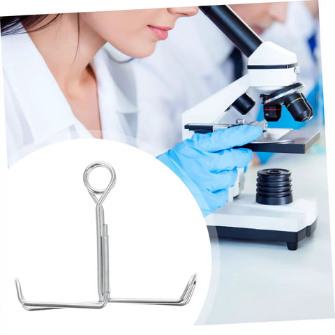 Water Flow Control Shutoff Clamp And Tubing Clips Set of 20 with researcher using microscope
