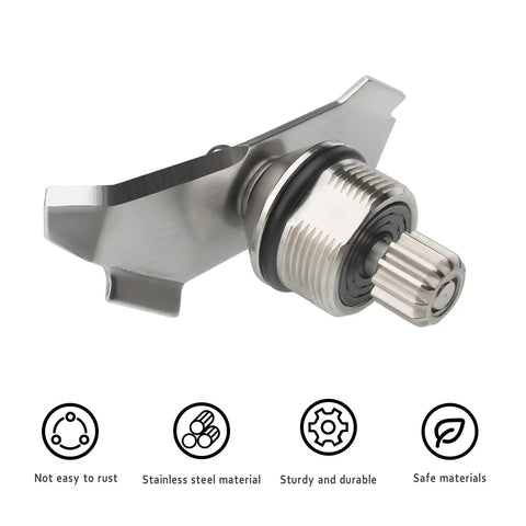 Stainless steel bearing blade for Advanced Series 48 And 64 Oz Food Blender In Silver With Powerhouse Performance For Smoothies Sauces