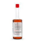 Shift Gears Into Clean Mode With This Badass Complete Fuel System Cleaner And Injector Treatment For Carburetors Halts Rust Dissolves Residue For Crisp Engine Response in clear bottle with red cap.