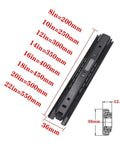 Butter Smooth Full Extension Drawer Slides One Pair Soft Close Ball Bearing Side Mount Runners With Effortless Push To Open Operation dimensions with sizes marked.