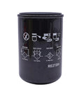 Beefed Up Heavy Duty Hydraulic Oil Filter Replacement RE27284 For John Deere Tractors And Implements, close-up, black design.