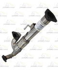 Exhaust Front Flex Pipe For Honda Pilot 2012 To 2015 3.5L Stainless Steel 409 Grade Replacement Part With Included Free Gaskets Hanger And Bolt Kit Easy Install Durable Automotive Exhaust Component displayed against a white background.