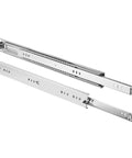 Heavy Duty 30 Inch Drawer Slides With Locking Mechanism, Side Mount Ball Bearing, 3 Fold Full Extension, 250 Lb Load Capacity