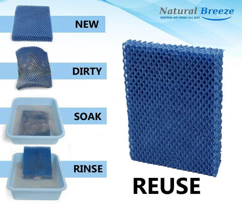 Washable And Reusable Humidifier Filter Replacement For HDC 12 Kenmore 14911 ES12 Essick BestAir Aircare Humidifier Filter Four Pack