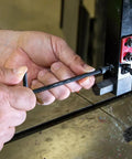 Using Heavy Duty 22 Piece Long Hex Key Set SAE And Metric Heat Treated L Style Allen Wrenches for precise adjustments.