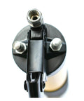 Top view of Heavy Duty Manual Grease Gun Hand Operated Oiling Tool With 10000 PSI Pump And 10 Inch Flex Hose Industrial Grade High Pressure Lubrication