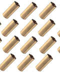 Brass Trailer Leaf Spring Bushing Kit For Double Eye Axles 9/16 Inch ID 11/16 Inch OD 1 3/4 Inch Long Bronze Heavy Duty 16 Piece Set