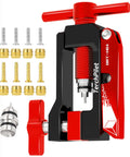 All In One Hydraulic Hose Repair Kit With Aluminum Cutter, Needle Driver, And 8 Brass Olives for bike maintenance