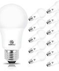 Energetic 12 Pack A19 LED Bulbs Daylight 5000K 13.5W 1600 Lumens Dimmable Energy Saving Replaces 100W Incandescent ETL Listed