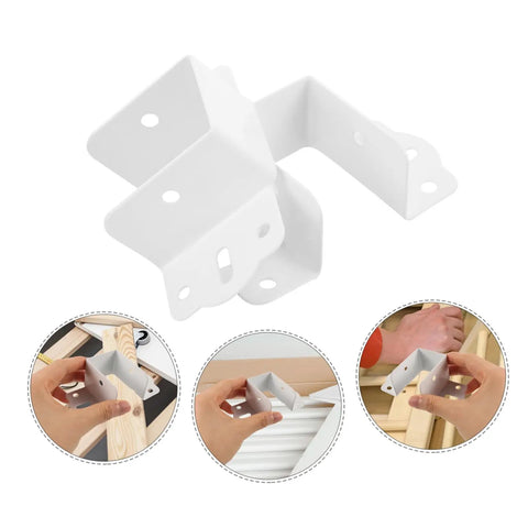 Built Tough Metal Bed Rail Fasteners Twenty Piece Hinge Buckles And Snappy Slide Hooks For No Sweat Bed Frame Setup Solid Fit Furniture Bracket Hardware Kit