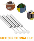 Super Quiet Trash Can Damper Kit For Kitchen And Office Use 4 Pack With Hydraulic Piston Lid Close System Soft Close Hinges Easy Install