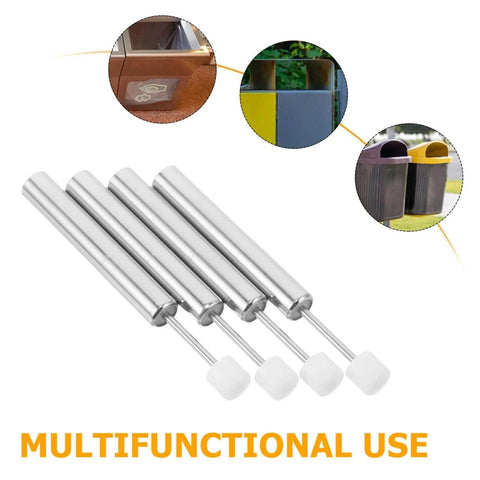 Super Quiet Trash Can Damper Kit For Kitchen And Office Use 4 Pack With Hydraulic Piston Lid Close System Soft Close Hinges Easy Install