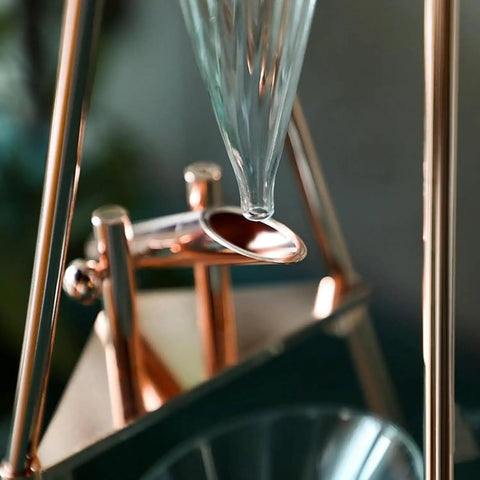 Craft Your Own Smooth Sippin Chilled Coffee With This Detachable Cold Brew Maker featuring a precision nozzle and glass drip chamber.