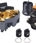 Rite-Temp Pressure Balancing Shower Valve Body and Cartridge Kit With Loose Service Stops Project Pack includes fittings and clips