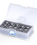 Pro Grade ER16 Collet Chuck Kit with Wrench 1 to 10mm clamping tool in clear case