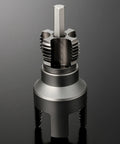 Pipe Threading Cutter Set With Hex Shank For Drill Attachment Taper Deburring Steel Precision For PVC And PPR Connections 1/2 NPT Compatible Heavy Duty Deburring Tool, close-up