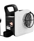 355 CFM Blower Fan With Detachable Filter for Easy Cleaning, high velocity air mover in a white color with dual outlets