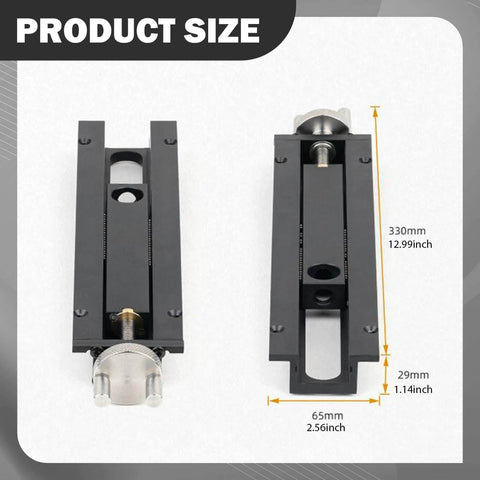 Heavy Duty Dual Function Bench Tail Vise And Inertia Vise Fixture For Adjustable Desktop Table Clamp dimensions image